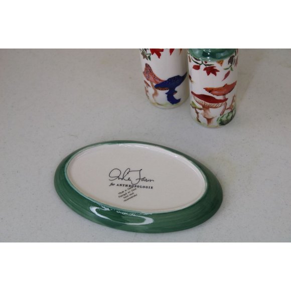 Inslee Fariss Anthrpologie Salt Pepper Set Turkey Shakers Ceramic 91177 - Picture 4 of 4